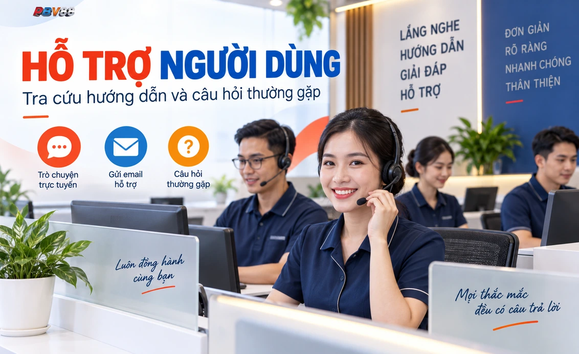 PBV88 HỖ TRỢ NGƯỜI DÙNG